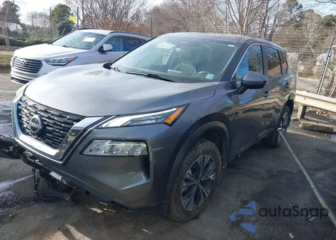 2022 Nissan Rogue Sv Fwd z USA, uszkodzony, nr VIN 5N1BT3BA0NC686372